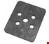 Gebr. Bodegraven hogedrukplaat 5mm - 100x120mm - ABS 