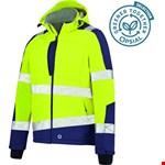 Opsial Softshell jas geel-marineblauw High-Visibility - maat 4XL