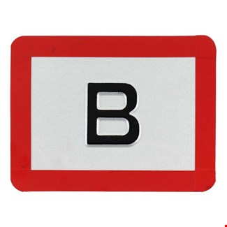 tekstplaatje met rand 210x150 mm B 501260