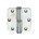 BSW kogelstiftpaumelle - gegalvaniseerd afgerond - 75 x 75 x 3 mm - bb 807 gv-rd - draairichting 1