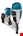 Makita 8 bar brad tacker - AF635 - 15 Ga - in koffer - met olie en veiligheidsbril