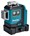 Makita kruislijn laser - SK700GD - 12V Max - groen - 3x 360° - excl. accu en lader - in tas