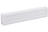 Nedco deurventilatierooster - wit - 90 x 455 mm -  2-delig 