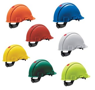 3M™ veiligheidshelmen geventileerd met Uvicator™ - ratelverstelling G3000 Serie