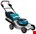 Makita accu grasmaaier - DLM533PT4 - 2x18V - 53cm - 4x5.0 Ah accu en duo snellader - in doos