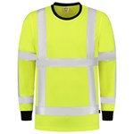 Tricorp 103002 T-Shirt RWS Birdseye lange mouw - Fluor Geel - maat L