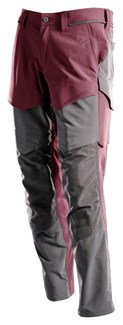 MASCOT Customized Broek kniezak - 22379-311 - bordeaux/steengrijs - 90C49