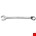 GEDORE ringsteeksleutel - 1 B 3/8F - 10° - gebogen - 3/8 inch - 148 mm
