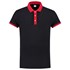 Tricorp Casual 201002 Bi-color unisex poloshirt Marine Rood L