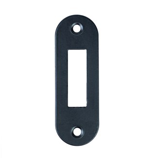 Ivana 56099 sluitplaat voor kastslot zwart