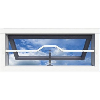 SecuBar Twist Combi  barrière stang incl. Twist nokken wit (2)  L97 cm 2010.365.320