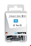 Witte torx bit [5x] - 1/4'' - T 15 - 25 mm 