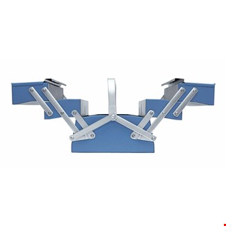 GEDORE gereedschapkist - 1335 L - 5-vaks - leeg - 535 x 225 mm