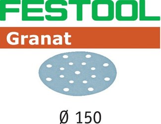 Festool schuurschijf (100x) - Granat - STF D150/48 - P500 - 575173