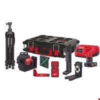 Milwaukee M12 3PLKIT-401P Driedimensionale Laser Set - Inclusief 1x 4,0Ah Accu, Lader en Koffer