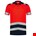 Tricorp poloshirt - High-Vis - bicolor - fluor red-ink - maat 3XL