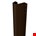 Secustrip Plus buitendraaiend - terugligging 14-20mm - 2300mm bruin - 1010.172.03