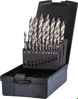 Phantom HSS set spiraalboren DIN 338 Step-point 11.443: 1-13x0.5 mm