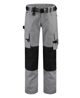 Tricorp worker canvas met cordura - Workwear - 502009 - grijs/zwart - maat 53