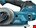 Makita KP001GZ 40 V Max schaafmachine 82 mm excl. accu en lader