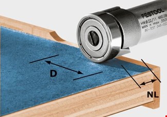 Festool kantenfrees - HW D22/8-Ofk - 490085