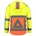 Tricorp soft shell Jack Verkeersregelaar - Safety - 403002 - fluor oranje/geel - maat XXL