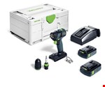 Festool accu schroefboormachine - TXS 18 C 3,0-Plus - 18V - 2x3.0 Ah accu en snellader - in systainer