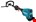 Makita DUX60ZX12 accu combisysteem 2x18V excl. accu en lader - incl. 191T38-7 en 191E24-8