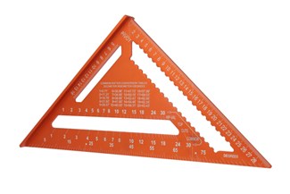 Ivana 56687 meetdriehoek 30cm oranje