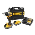 DEWALT DCD800H2T-QW Compacte Accu Schroef-/boormachine 18V XR - Inclusief 2x 5.0Ah Accu, Lader en Koffer