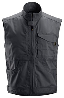 Snickers Workwear service bodywarmer - 4373 - staalgrijs - maat 3XL