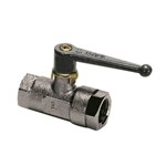 Legris - Kogelkraan Mini - messing vernikkeld - 1/4" - binnen/binnen - DN7 - 0402.07.13