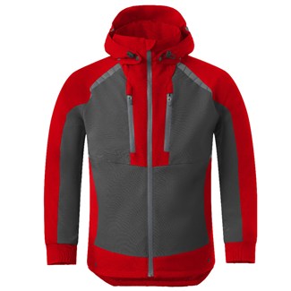 HAVEP 50527 Revolve parka antraciet / rood - maat M