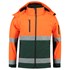 Tricorp softshell jack - Bi-color - Safety - 403007 - fluor oranje/groen - maat XL