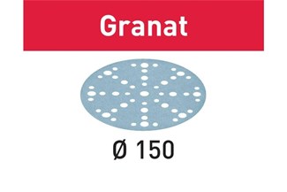 Festool 150mm schuurschijven  (50x) - Granat - korrel 80 - 575162