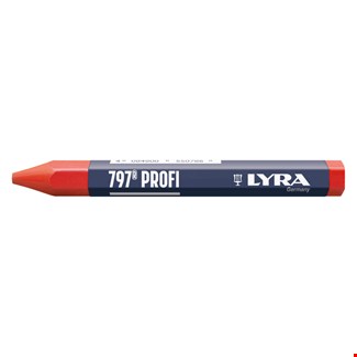 Lyra merkkrijt Profi 797 rood (12x)