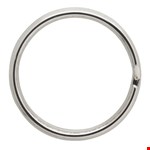 DX sleutelring vernikkeld 16 mm uitwendig HR 16
