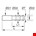 Legris - insteek-slangpilaar - 10 mm x 10 mm 1822 10 10 - RVS 316L