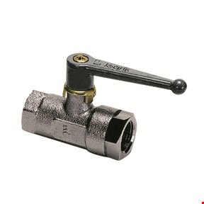 Legris - Kogelkraan Mini - messing vernikkeld - 1/8" - binnen/binnen - DN4 - 0402.04.10