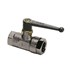 Legris - Kogelkraan Mini - messing vernikkeld - 1/8" - binnen/binnen - DN4 - 0402.04.10