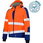 Opsial Softshell jas oranje-marineblauw High-Visibility - maat XL