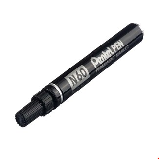 Merkstift pentel pen afgeschuind