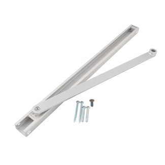 ASSA ABLOY glijarm - DCG193 - zonder hoogteverstelling - voor DC340/500/700 en DA930 - kleur zilver EV1