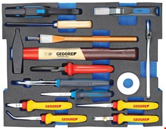 GEDORE assortiment elektricien - 2/2 CT - L-BOXX 136 - 15delig