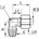 Legris  - inschroefkoppeling - haaks - 14 mm x 3/8" - BSPT -  0109 14 17