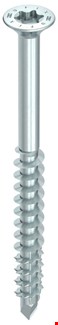 HECO-UFIX MDF-plaatschroeven - platkop - 4.0x60mm - HDrive Torx-20 verzinkt - 200 stuks