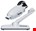 Makita accu steelstofzuiger - DCL180ZW - 18V - wit - excl. accu en lader - in doos