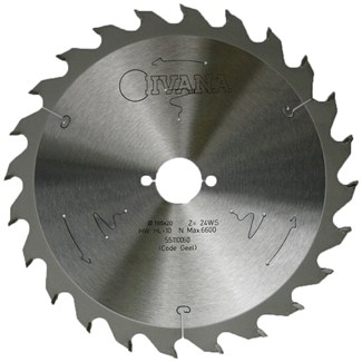 Ivana cirkelzaagbladen - formaatsneden massief hout en plaatmaterialen