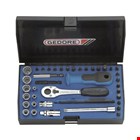 GEDORE doppendoos - D 20 TMU-10 - 1/4 inch - 4-13 mm - in kunststof cassette - 40-delig
