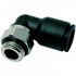 Legris  - inschroefkoppeling - haaks - 10 mm x 3/8" - BSPP - 3199 10 17